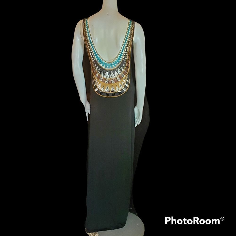 Tobi Black Unique Back Maxi Dress (XS) - Picture 6 of 7